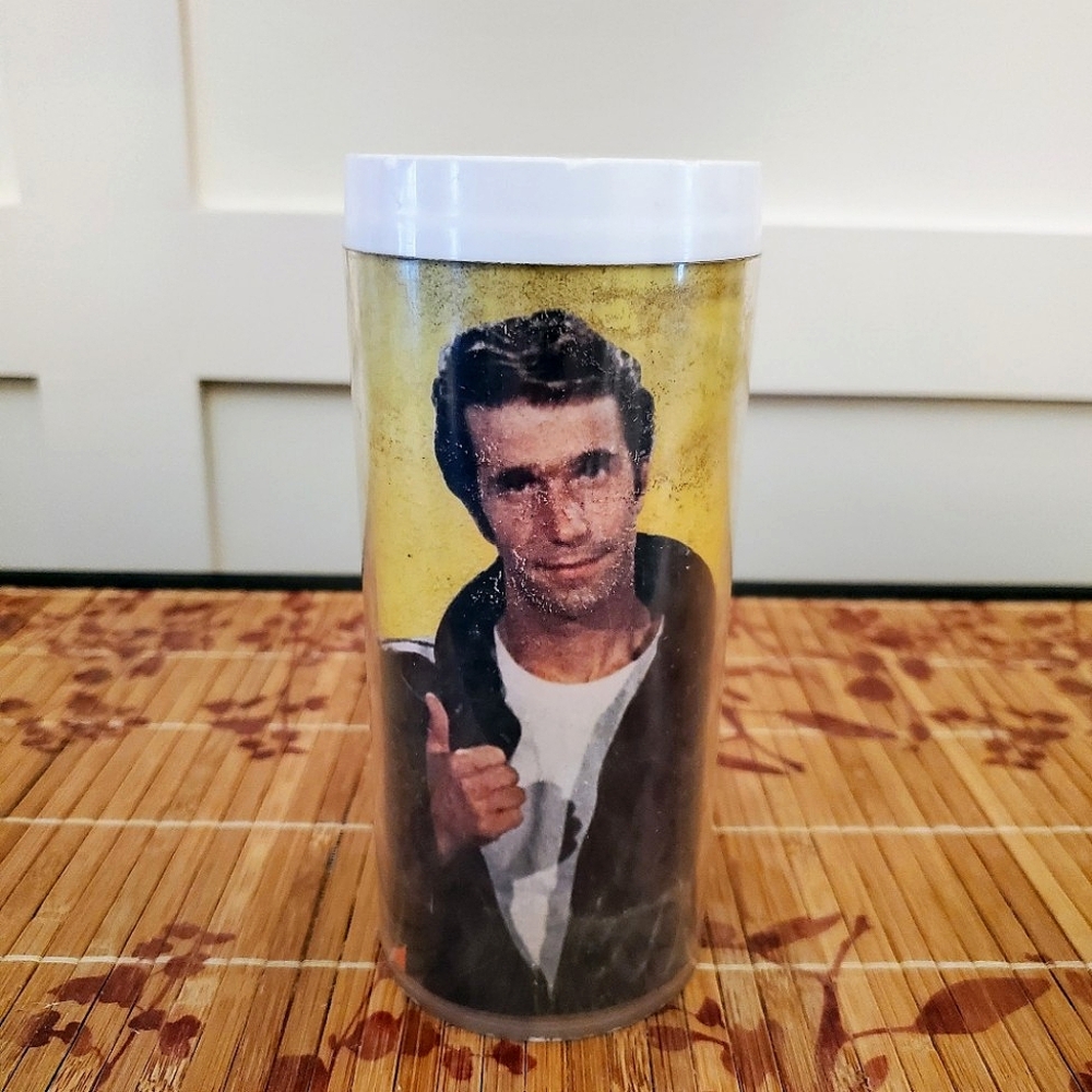 The Fonz Happy Days Vintage Drink Tumbler Cup